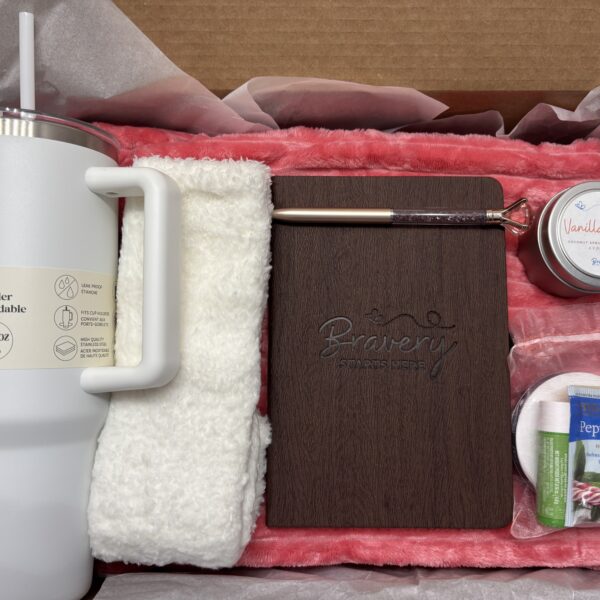 Coral Pink & White Care Package